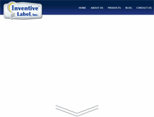 Tablet Screenshot of inventivelabel.com